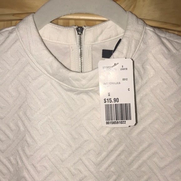 NWT forever 21 white knit top - Picture 2 of 4